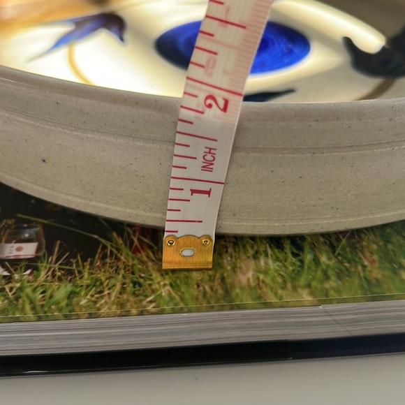 Vintage Pottery Made Clay Dish Ware Bowl Tray With Handles Serving Dish - Picture 11 of 11